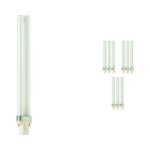 Confezione Multipack 10x Philips MASTER PL-S 11W - 840 Bianco Freddo | 2 Pin