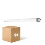 Confezione Multipack 4x Ledvance Stagna LED Stagna Slimvalue 50W 5500lm - 865 Luce Del Giorno | 150cm 