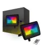 Proiettore LED Aluminium Nero 20W 2000lm 90D - RGBW | IP65 