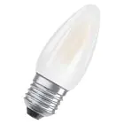 Osram Classic LED E27 Candela Filamento Ghiaccio 4.8W 470lm - 827 Bianco Molto Caldo | Dimmerabile - Sostitutiva 40W