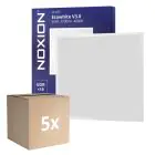 Confezione Multipack 5x Noxion Pannello a LED Ecowhite V3.0 36W 3700lm - 840 Bianco Freddo | 60x60cm - UGR 